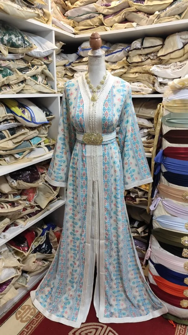 caftan marocain neuf avec ceinture — photo 8
