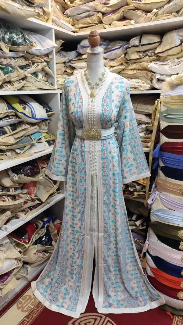 caftan marocain neuf avec ceinture — photo 11