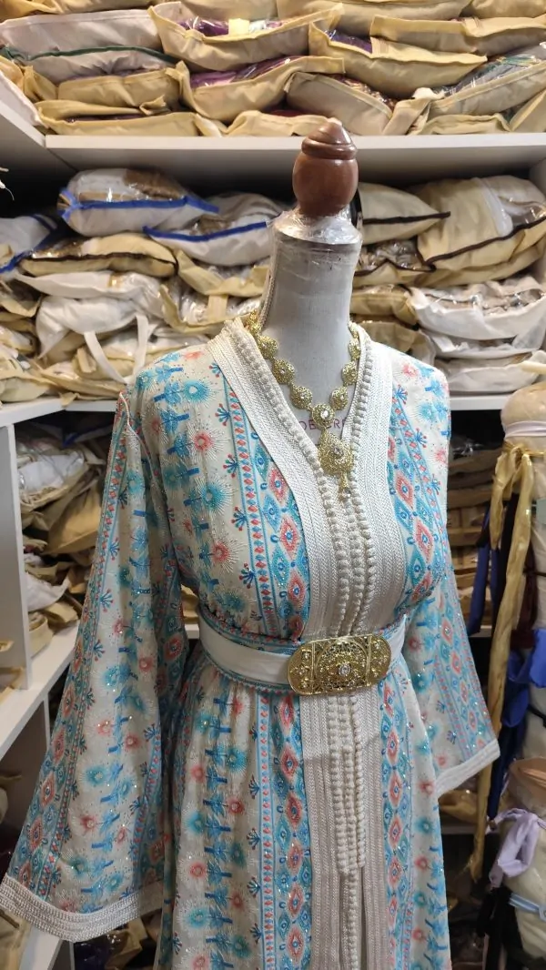 caftan marocain neuf avec ceinture — photo 10
