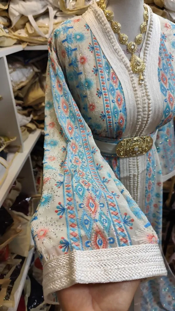 caftan marocain neuf avec ceinture — photo 7