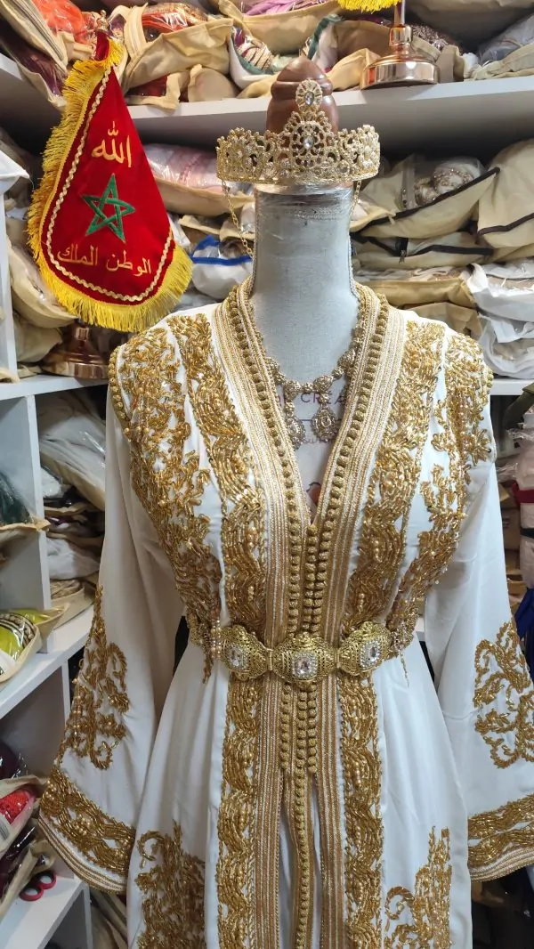 Neuer gefütterter marokkanischer Kaftan — photo 2