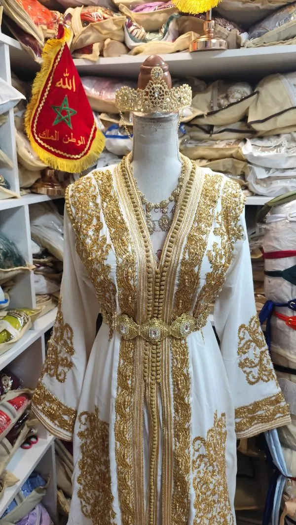 Neuer gefütterter marokkanischer Kaftan — photo 9