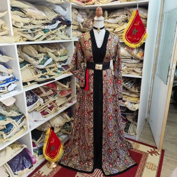 Second-hand lined Moroccan caftan — photo 14