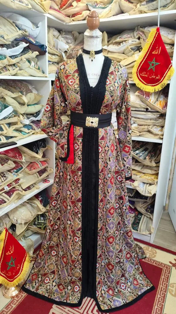 Second-hand lined Moroccan caftan — photo 6