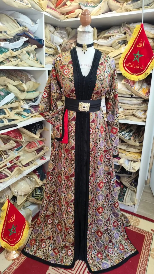 Second-hand lined Moroccan caftan — photo 10