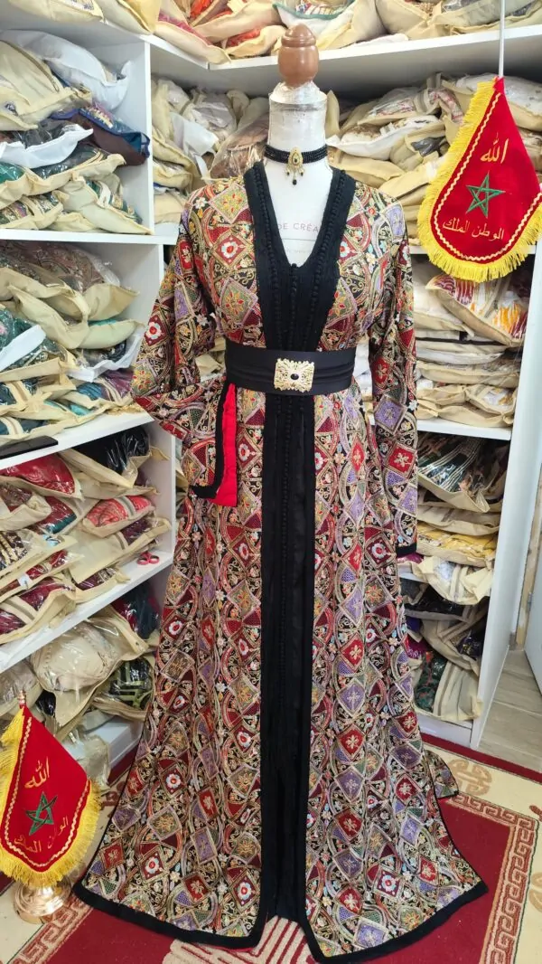 Second-hand lined Moroccan caftan — photo 3