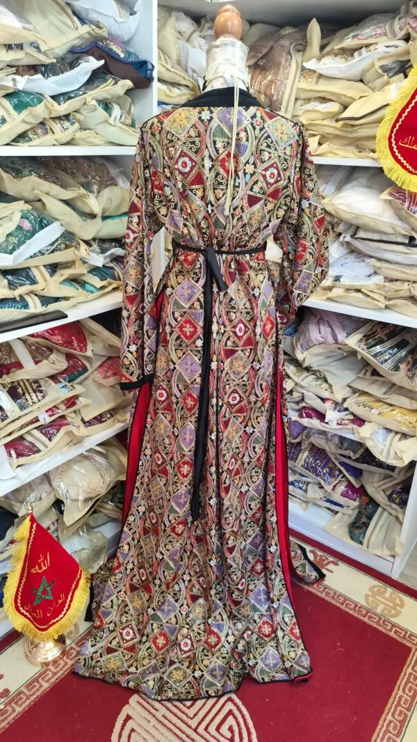 Second-hand lined Moroccan caftan — photo 8