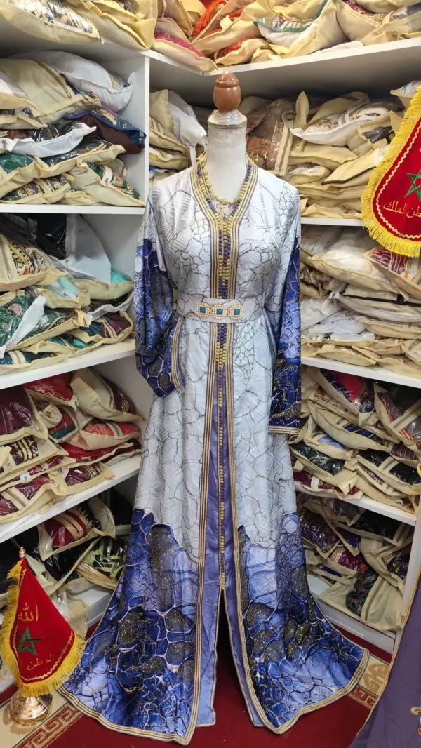 caftan marocain neuf avec ceinture — photo 12