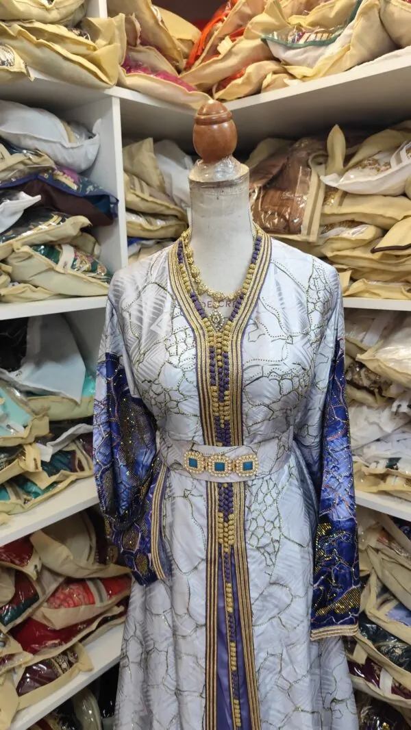 caftan marocain neuf avec ceinture — photo 6