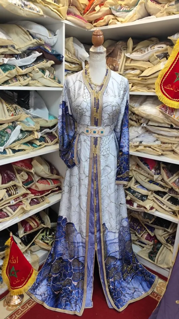 caftan marocain neuf avec ceinture — photo 9