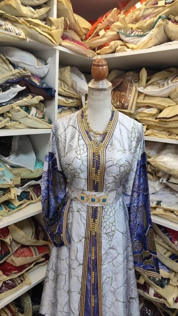 caftan marocain neuf avec ceinture — photo 2