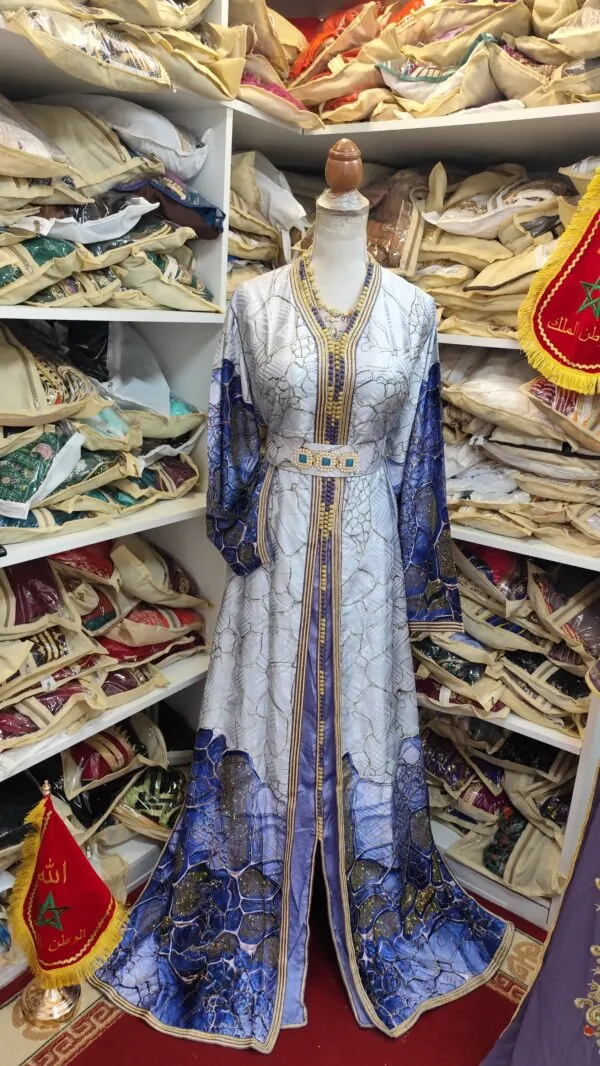 caftan marocain neuf avec ceinture — photo 4