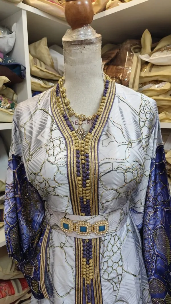 caftan marocain neuf avec ceinture — photo 5