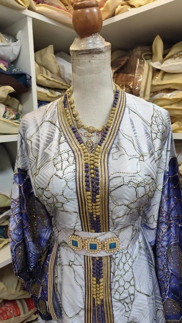caftan marocain neuf avec ceinture — photo 8