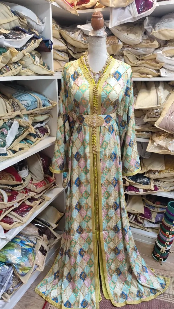 caftan marocain neuf avec ceinture — photo 4