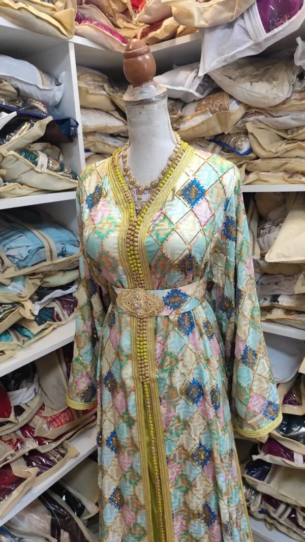 caftan marocain neuf avec ceinture — photo 7
