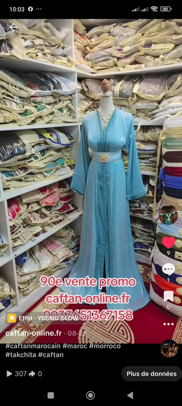 caftan marocain neuf