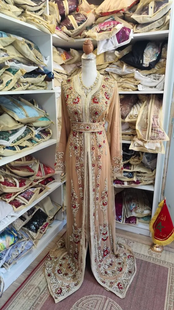 caftan marocain neuf avec ceinture — photo 11