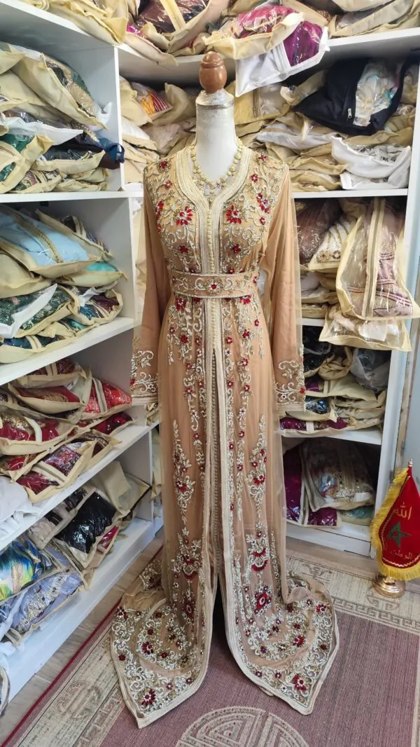 caftan marocain neuf avec ceinture — photo 10