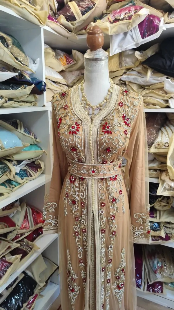 caftan marocain neuf avec ceinture — photo 14