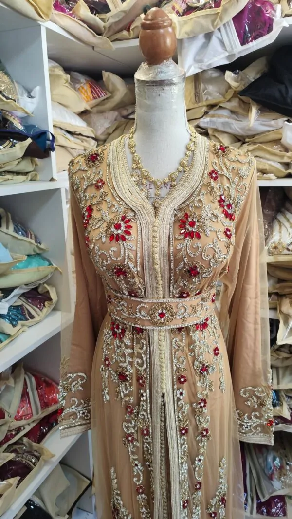 caftan marocain neuf avec ceinture — photo 8