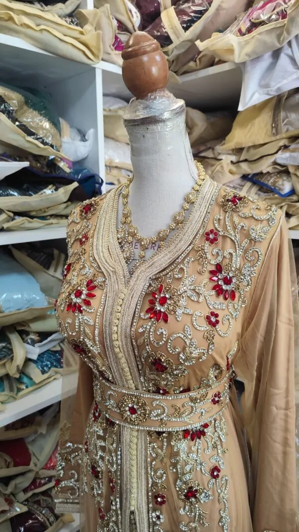 caftan marocain neuf avec ceinture — photo 13