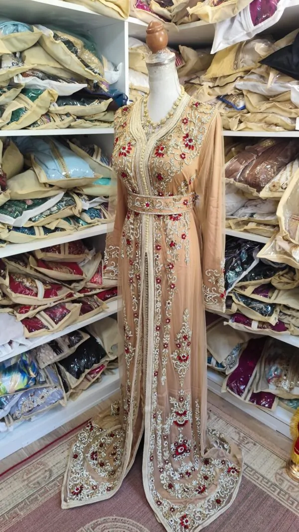 caftan marocain neuf avec ceinture — photo 7