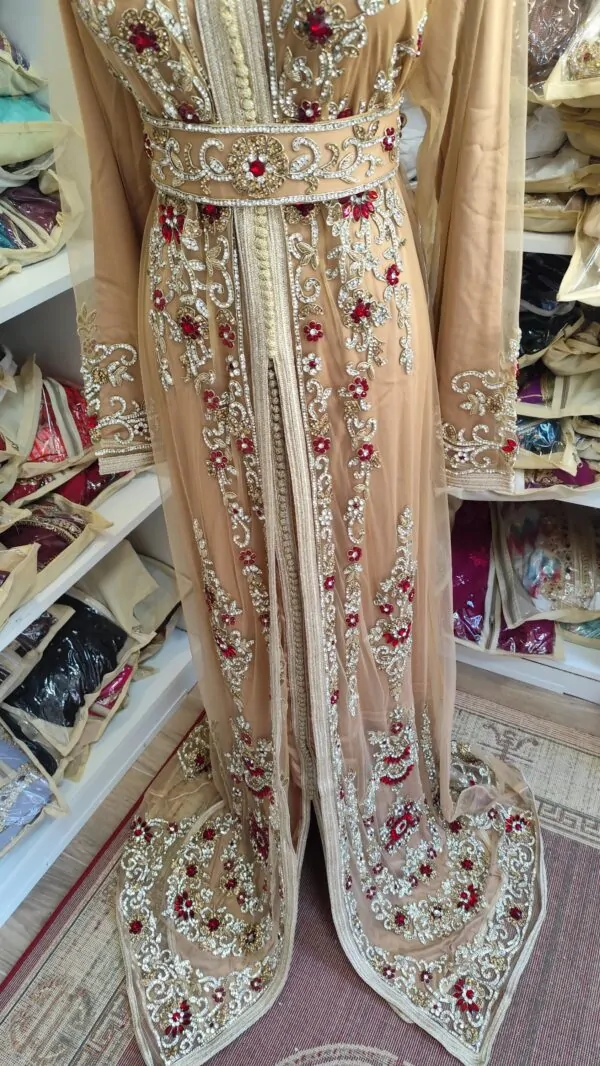 caftan marocain neuf avec ceinture — photo 16