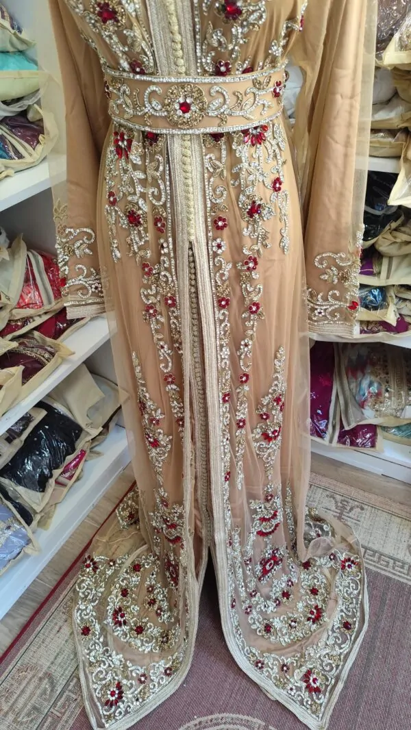 caftan marocain neuf avec ceinture — photo 6