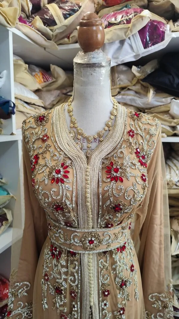 caftan marocain neuf avec ceinture — photo 12
