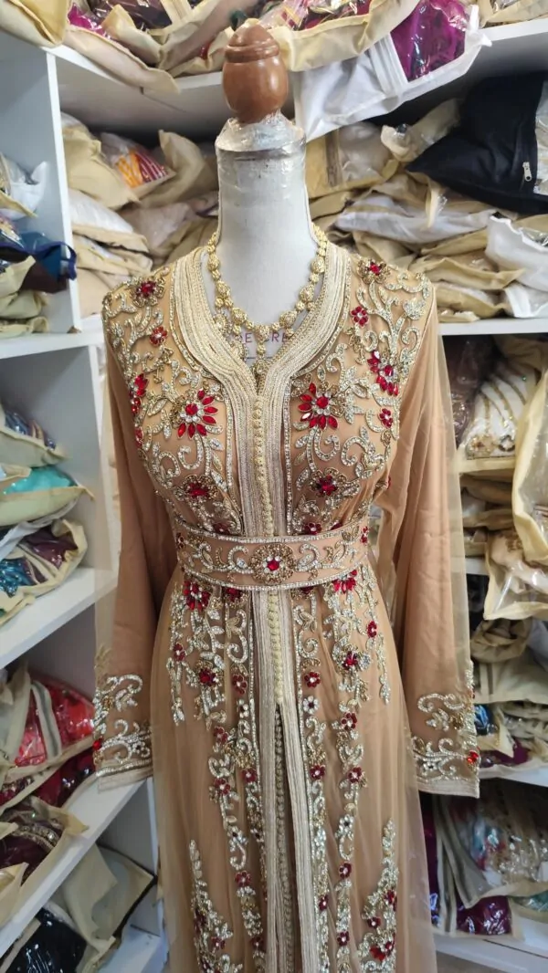 caftan marocain neuf avec ceinture — photo 18