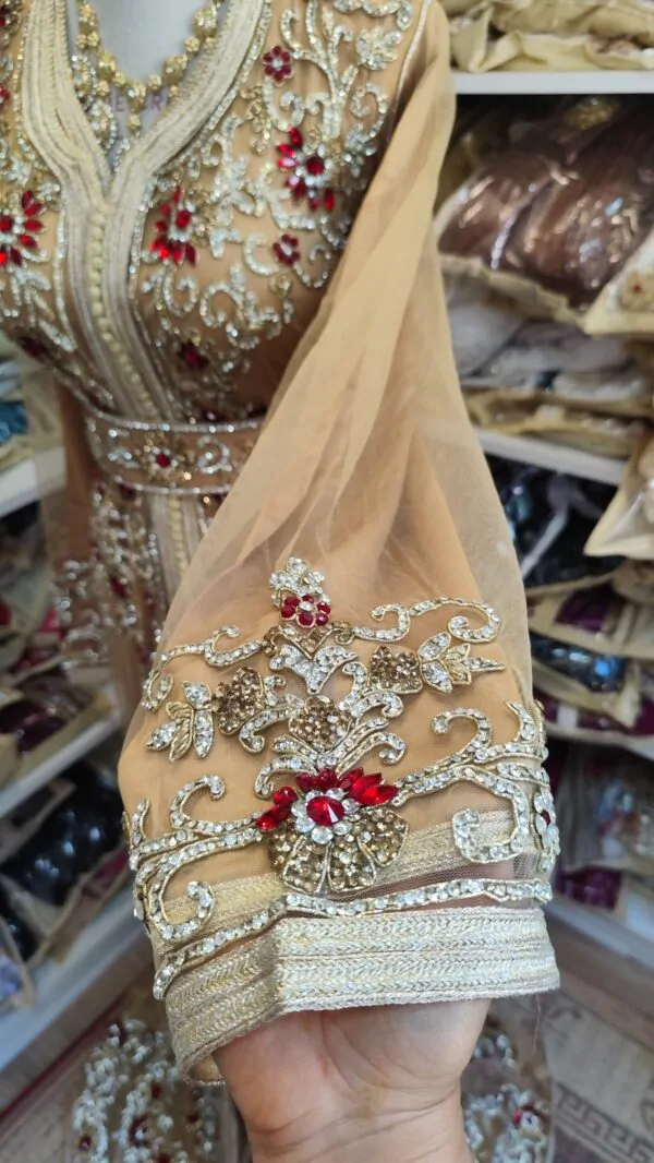 caftan marocain neuf avec ceinture — photo 3