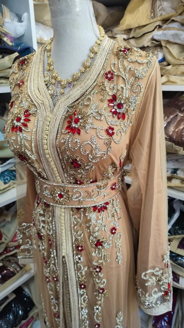 caftan marocain neuf avec ceinture — photo 9