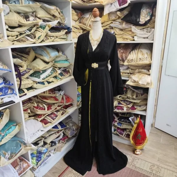 Second-hand lined Moroccan caftan — photo 8
