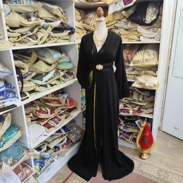Second-hand lined Moroccan caftan — photo 13