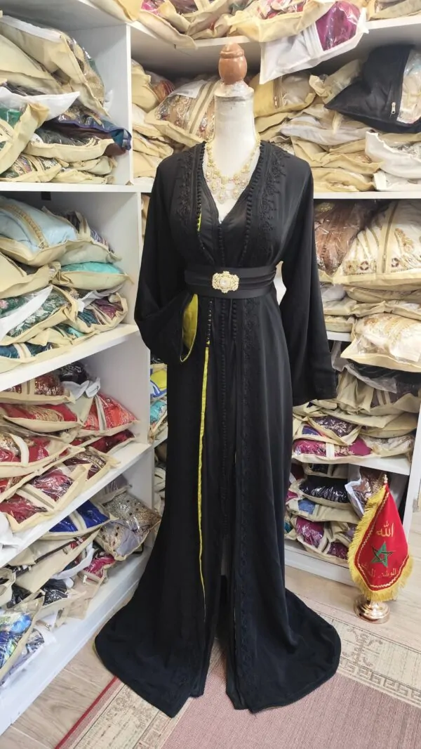 Second-hand lined Moroccan caftan — photo 12