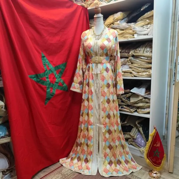 caftan marocain neuf avec ceinture — photo 11