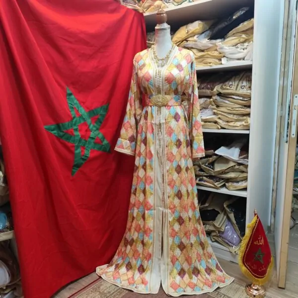 caftan marocain neuf avec ceinture — photo 10