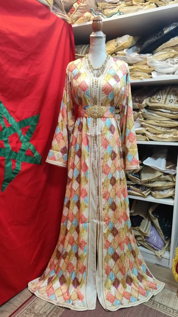caftan marocain neuf avec ceinture — photo 12