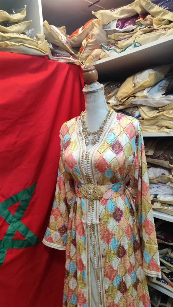 caftan marocain neuf avec ceinture — photo 9