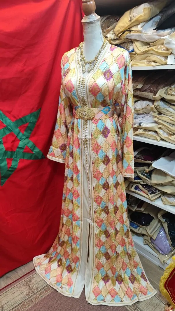 caftan marocain neuf avec ceinture — photo 8