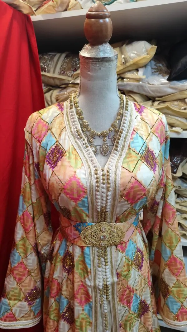 caftan marocain neuf avec ceinture — photo 6
