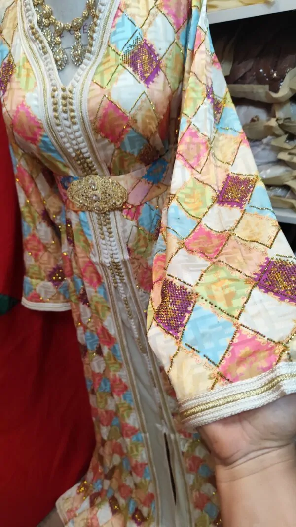caftan marocain neuf avec ceinture — photo 4