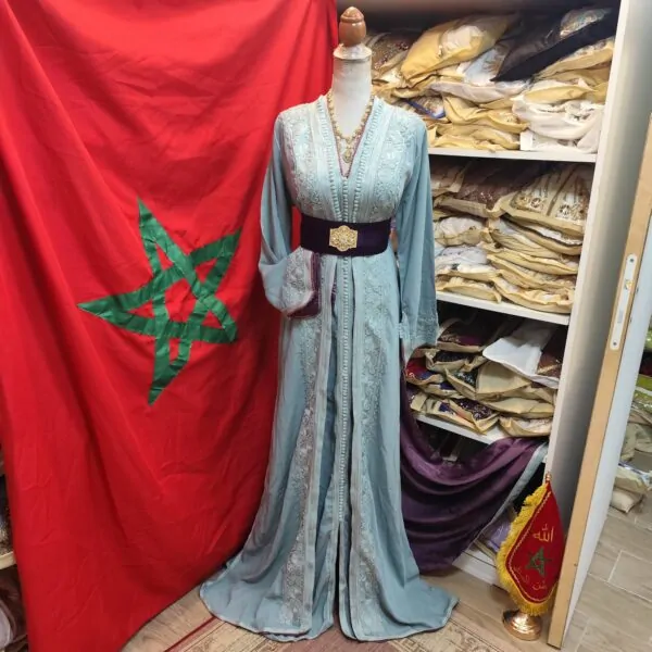 Second-hand lined Moroccan caftan