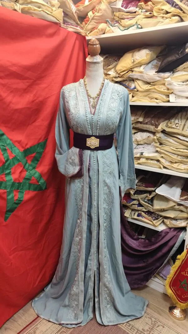 Second-hand lined Moroccan caftan — photo 3