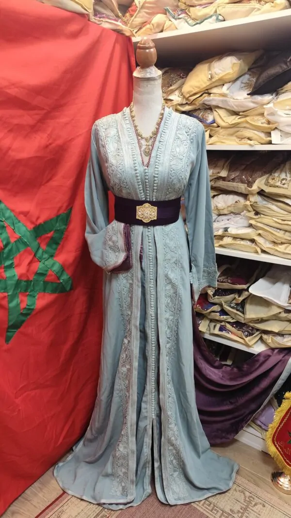 Second-hand lined Moroccan caftan — photo 7
