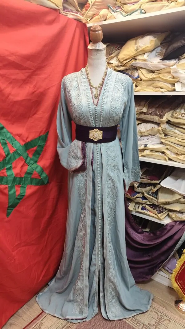 Second-hand lined Moroccan caftan — photo 6