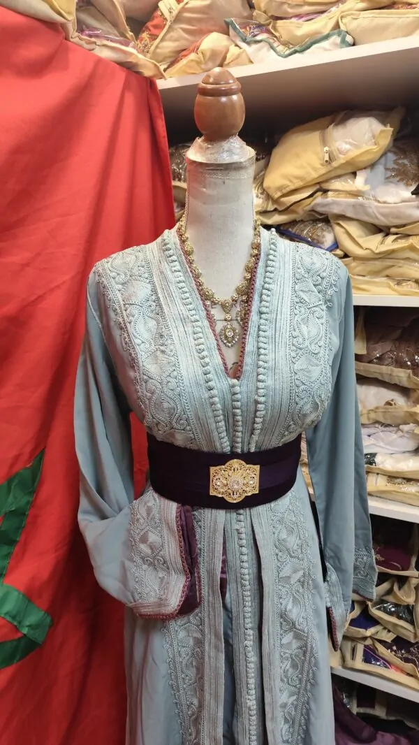 Second-hand lined Moroccan caftan — photo 8
