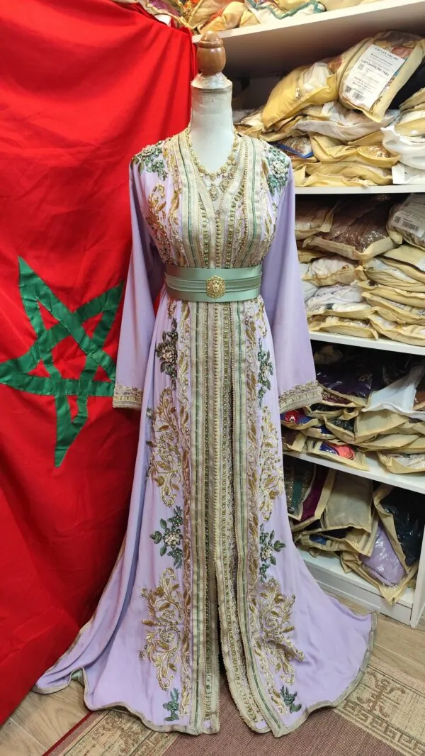 caftan marocain d occasion double — photo 3