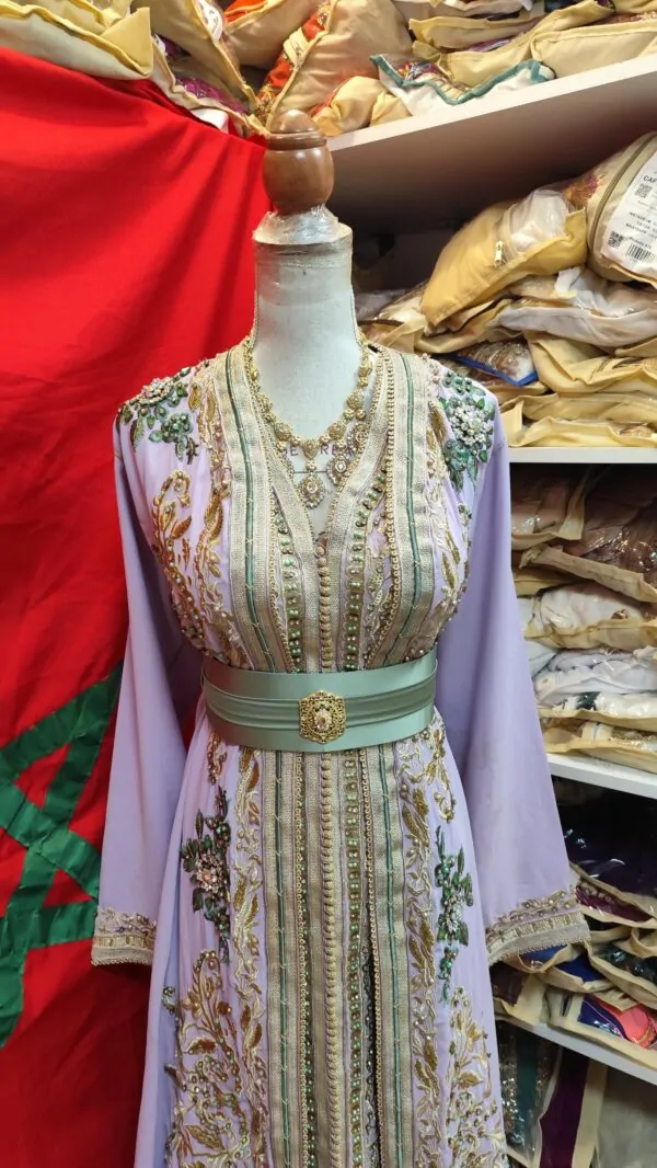 caftan marocain d occasion double — photo 6